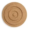 Circle rund grytunderlägg Ø20 cm, Brun