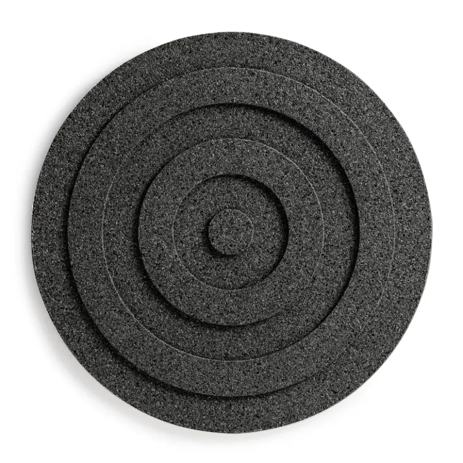 Circle rund grytunderlägg Ø20 cm, Svart