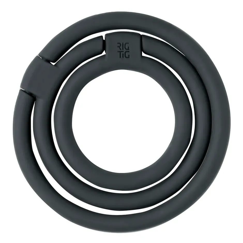 CIRCLES grytunderlägg Ø13 cm, Svart