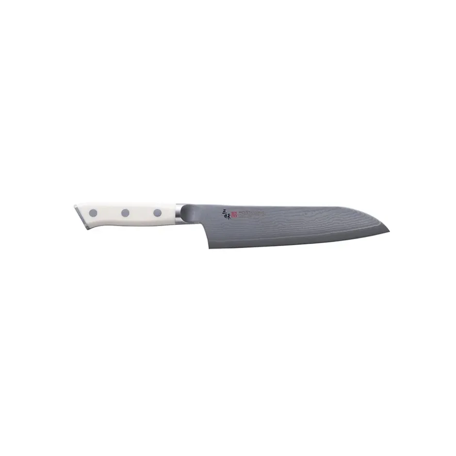 Classic Damaskus 18 cm, Santoku svart