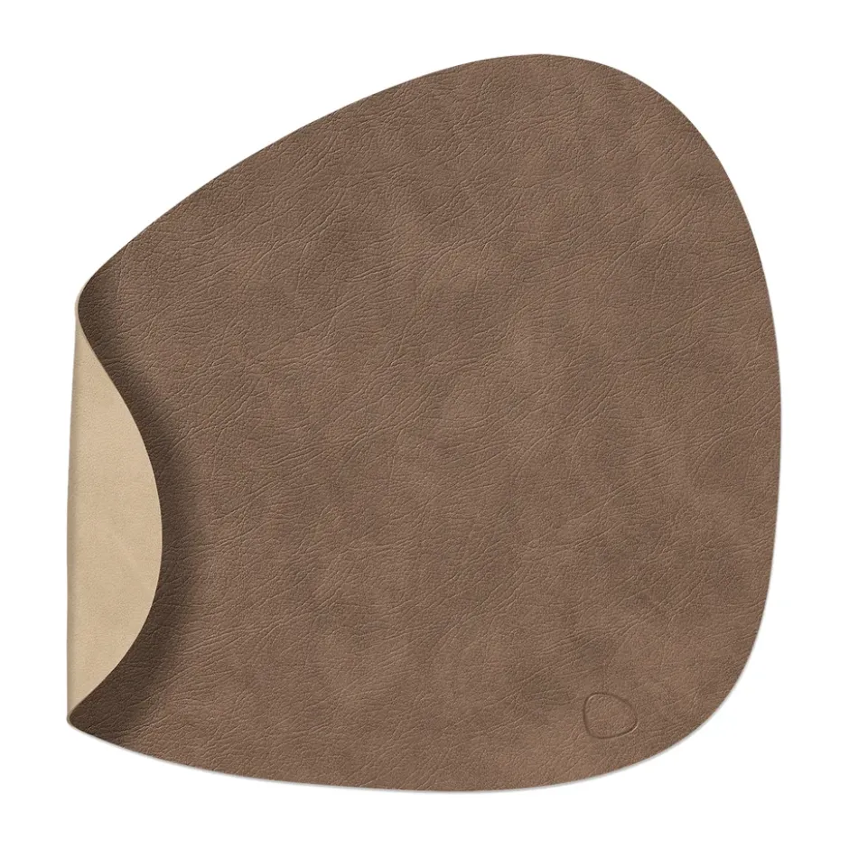 Cloud-Nupo bordstablett vändbar curve L 1 st, Brown-sand