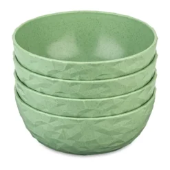 Club skål Ø16,2 cm 4-pack biocirkulär termoplast, Nature leaf green