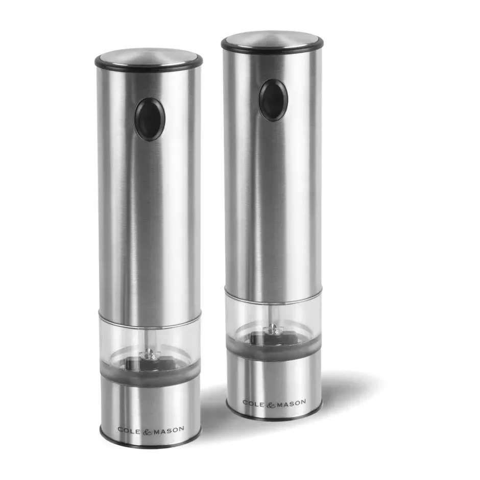 Cole & Mason elektrisk salt & pepparkvarn 21 cm, Klar