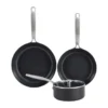 Combekk Element gryt- och stekpanneset 4-delar, Black