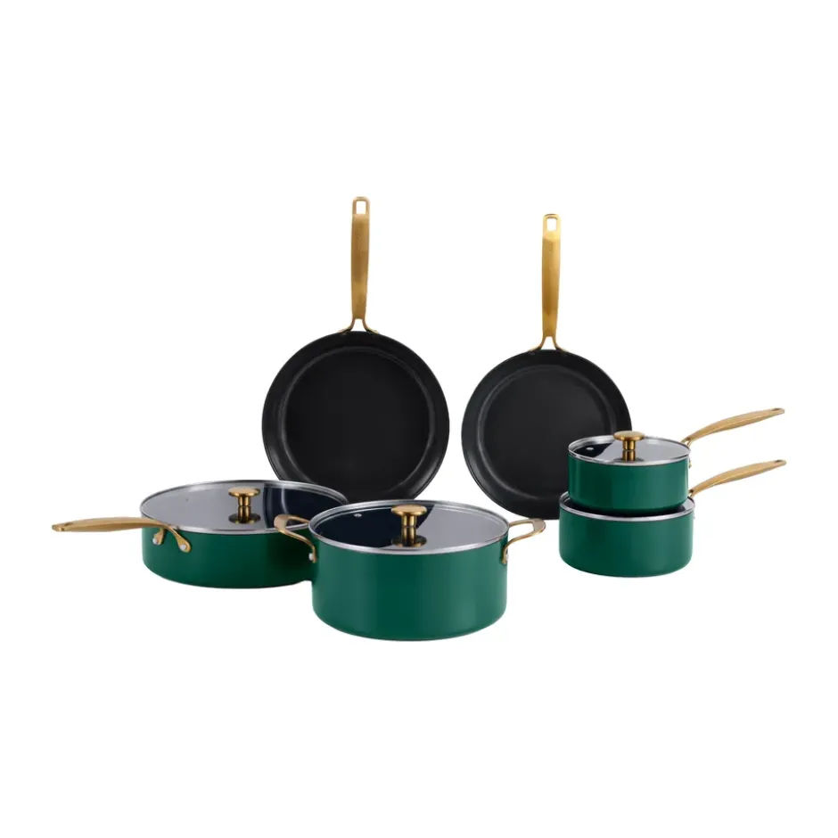 Combekk Element gryt- och stekpanneset 10-delar, Holly Green