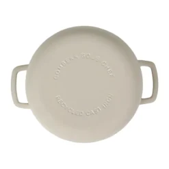 Combekk Enameled gjutjärnsgryta Ø28 cm, Sand-gold knob