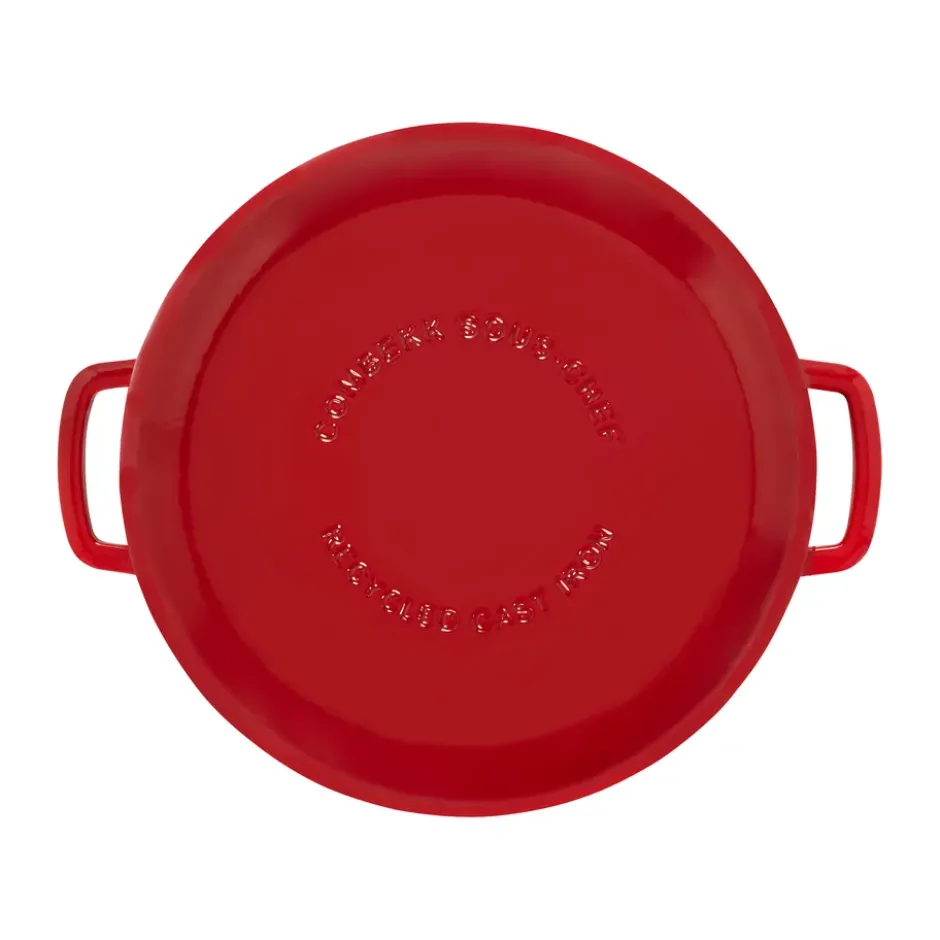Combekk Enameled gjutjärnsgryta Ø28 cm, Cherry