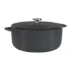 Combekk Enameled gjutjärnsgryta Ø24 cm, Black