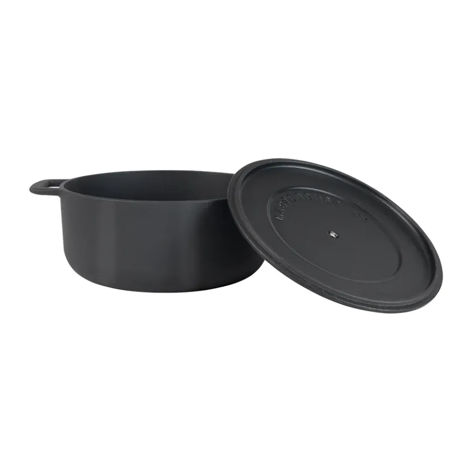 Combekk Enameled gjutjärnsgryta Ø24 cm, Black