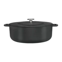 Combekk Enameled gjutjärnsgryta Ø28 cm, Black