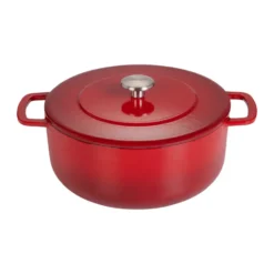 Combekk Enameled gjutjärnsgryta Ø24 cm, Cherry