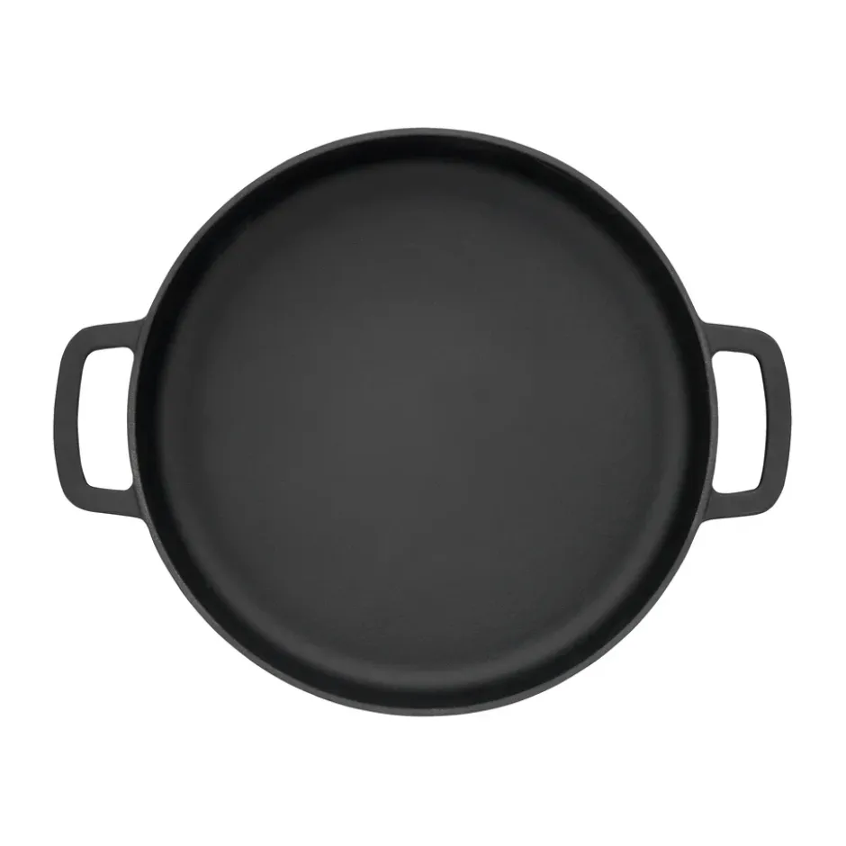 Combekk Enameled stekpanna gjutjärn Ø28 cm, Matt Black
