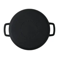 Combekk Enameled stekpanna gjutjärn Ø28 cm, Matt Black