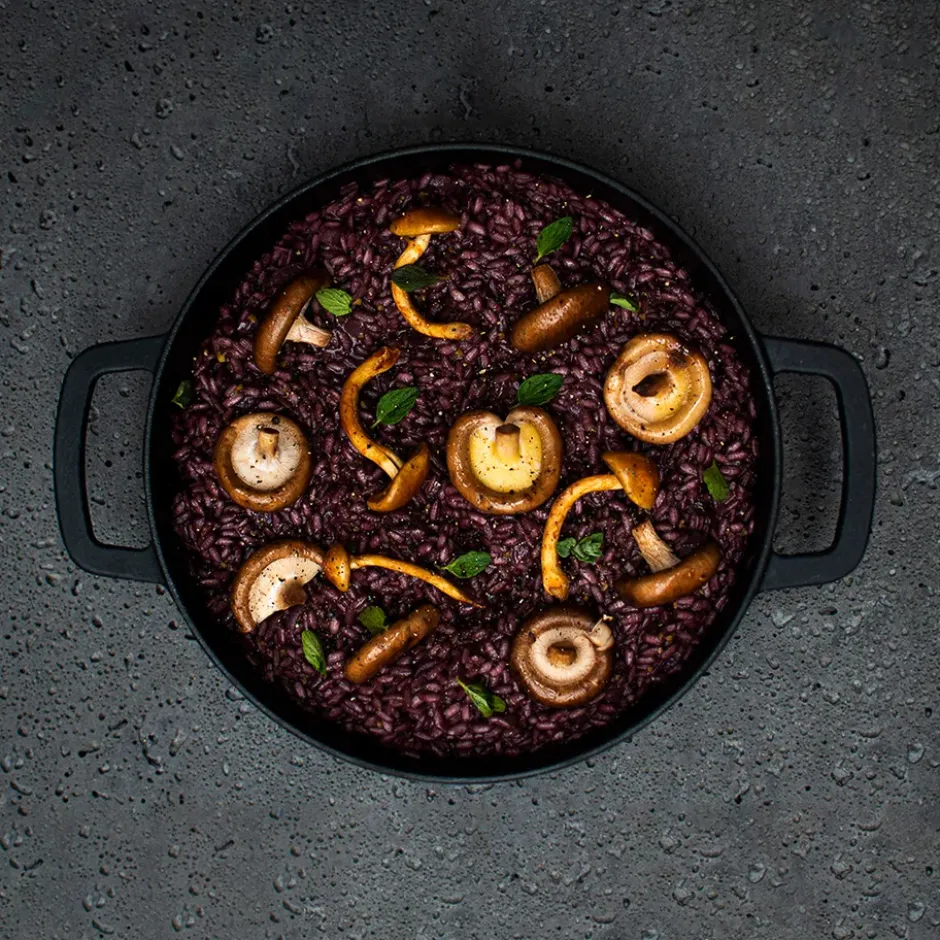 Combekk Enameled stekpanna gjutjärn Ø24 cm, Black