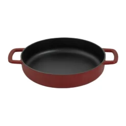 Combekk Enameled stekpanna gjutjärn Ø24 cm, Bordeaux