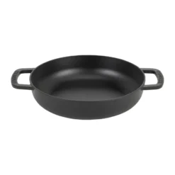 Combekk Enameled traktörpanna gjutjärn Ø28 cm, Black-silver knob