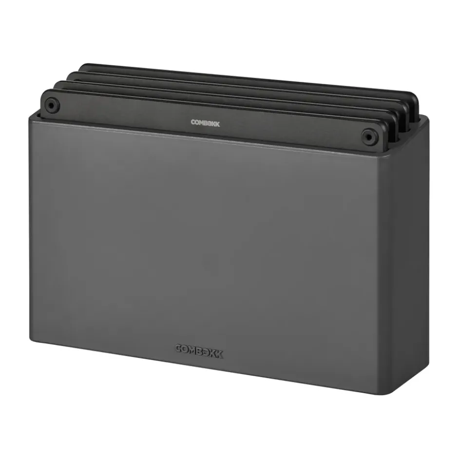 Combekk skärbräda 4-pack, Black-black