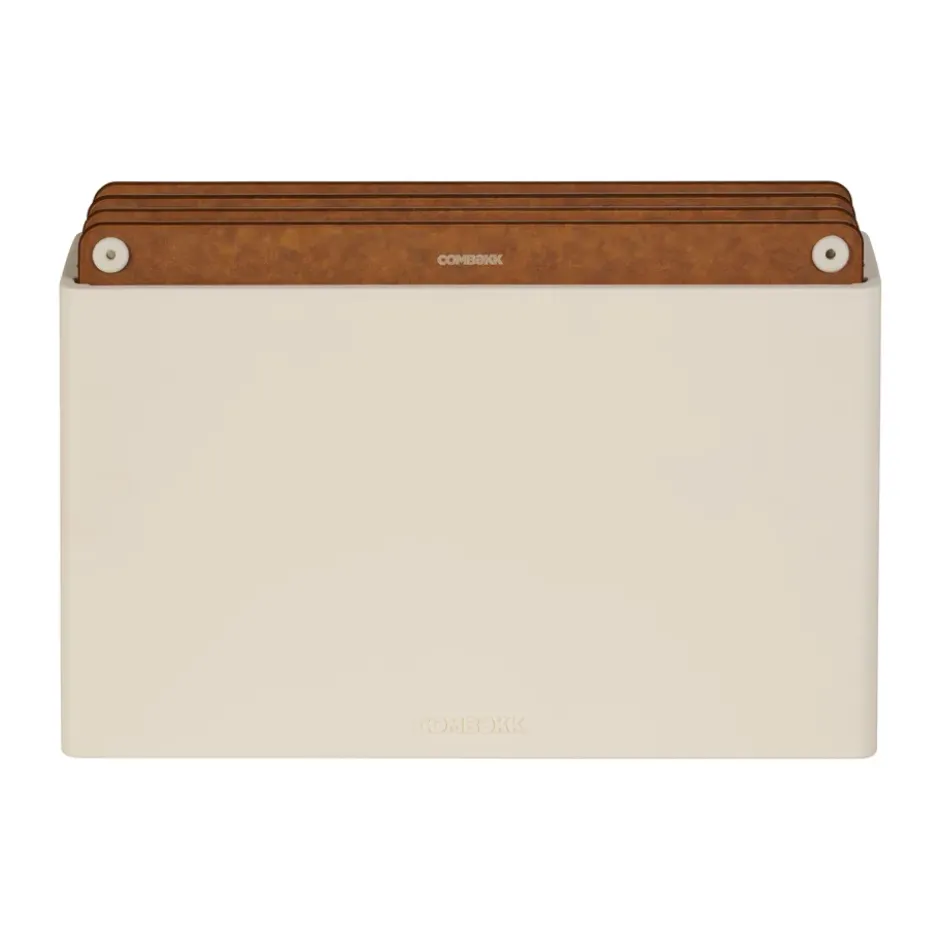 Combekk skärbräda 4-pack, Sand-brown