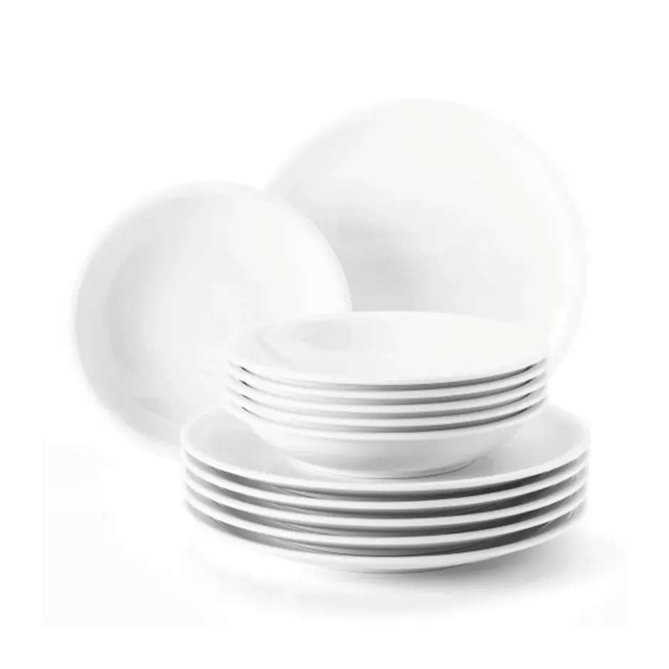 Compact servisset 12 delar, Vit