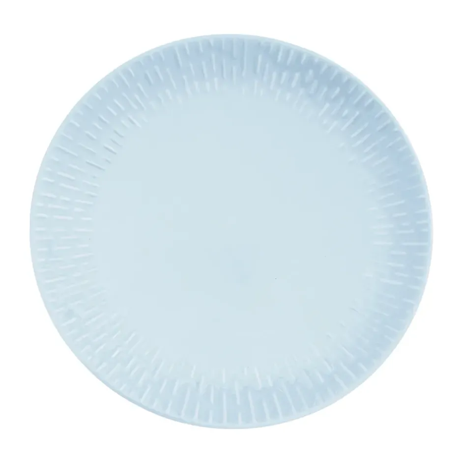 Confetti tallrik, Aqua, Ø27,5 cm