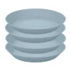 Connect djup tallrik Ø24 cm 4-pack, Nature flower blue