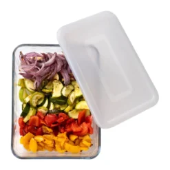 Cook & Freez rektangulärt fat med lock, 24x19x8 cm