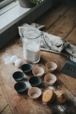 Cookie muffinsform 6-pack, Grå