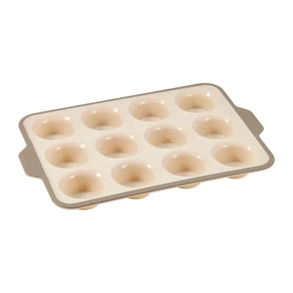 Cookie muffinsform 12 st, Beige