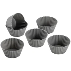 Cookie muffinsform XL 6-pack, Grå