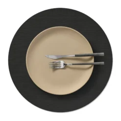 Corduroy bordstablett, Black ink, circle, L