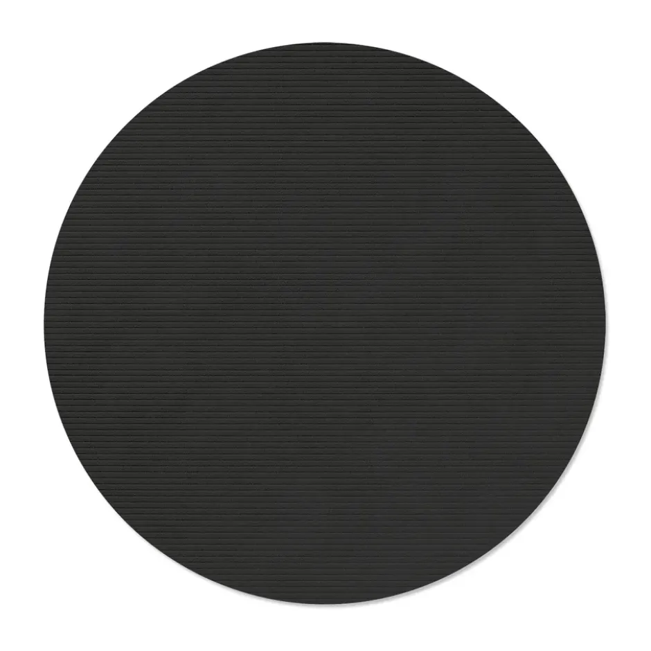 Corduroy bordstablett, Black ink, circle, L