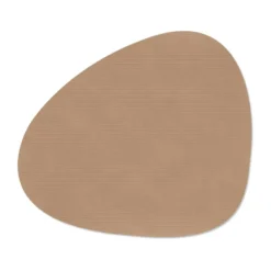 Corduroy bordstablett curve L, Nougat