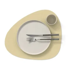 Corduroy bordstablett curve L, Lemon Sorbet