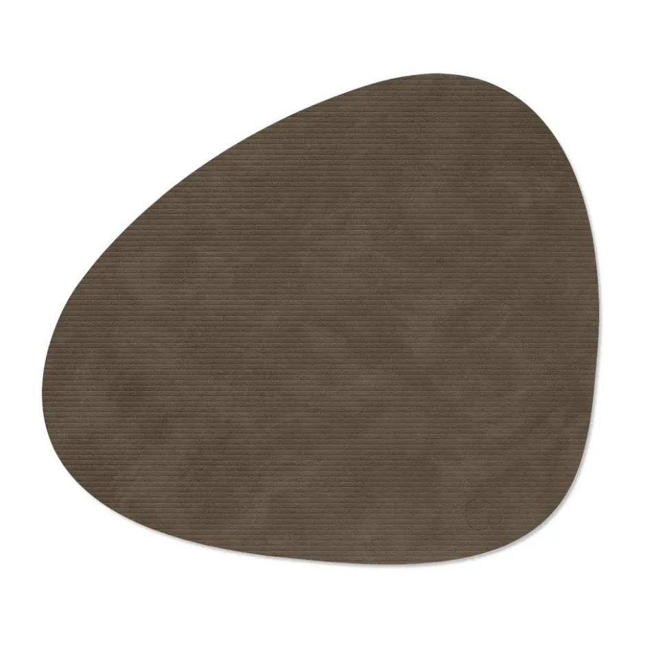 Corduroy bordstablett curve L, Caviar