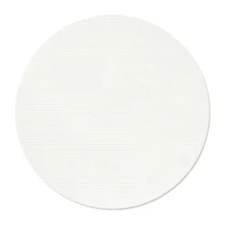 Corduroy bordstablett, Pure white, circle, L
