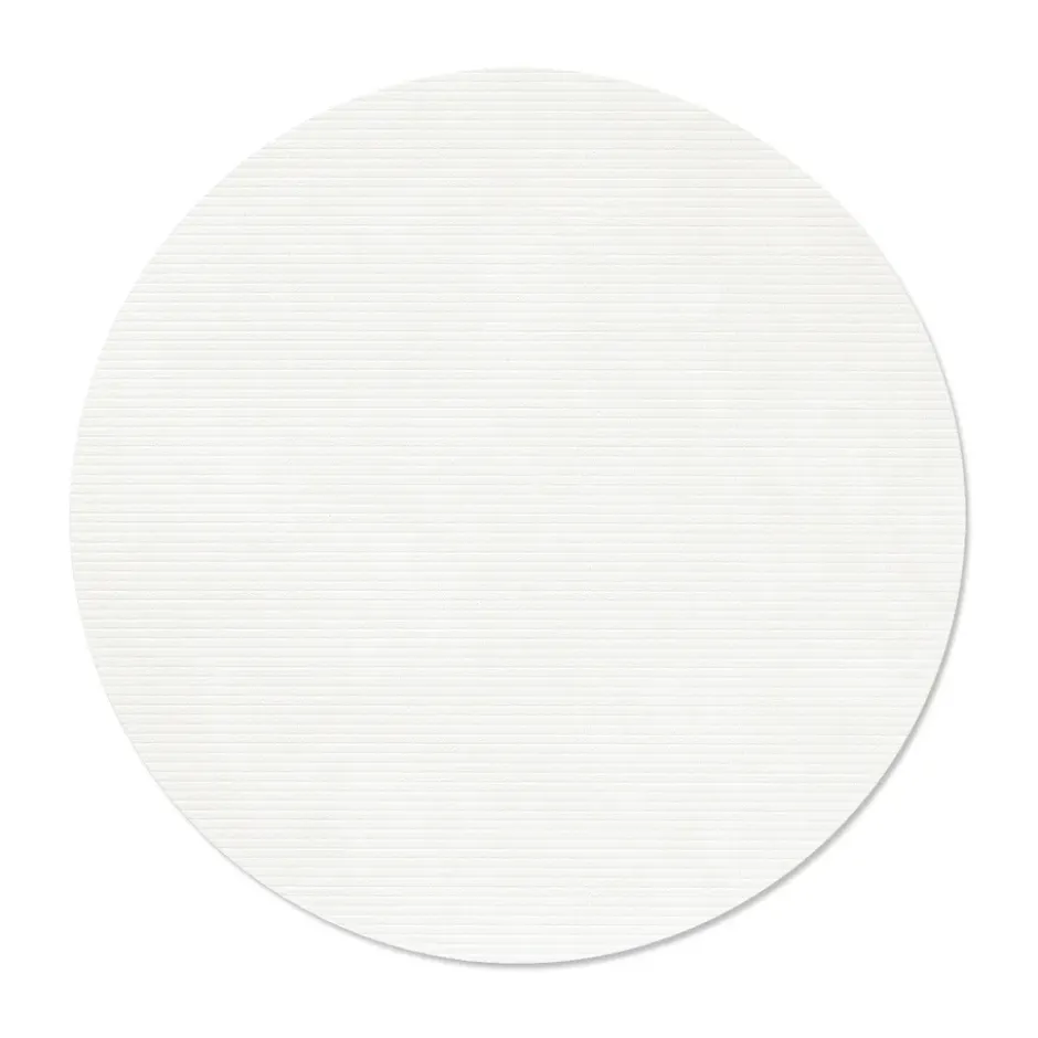 Corduroy bordstablett, Pure white, circle, L