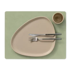 Corduroy bordstablett square L, Olive Green