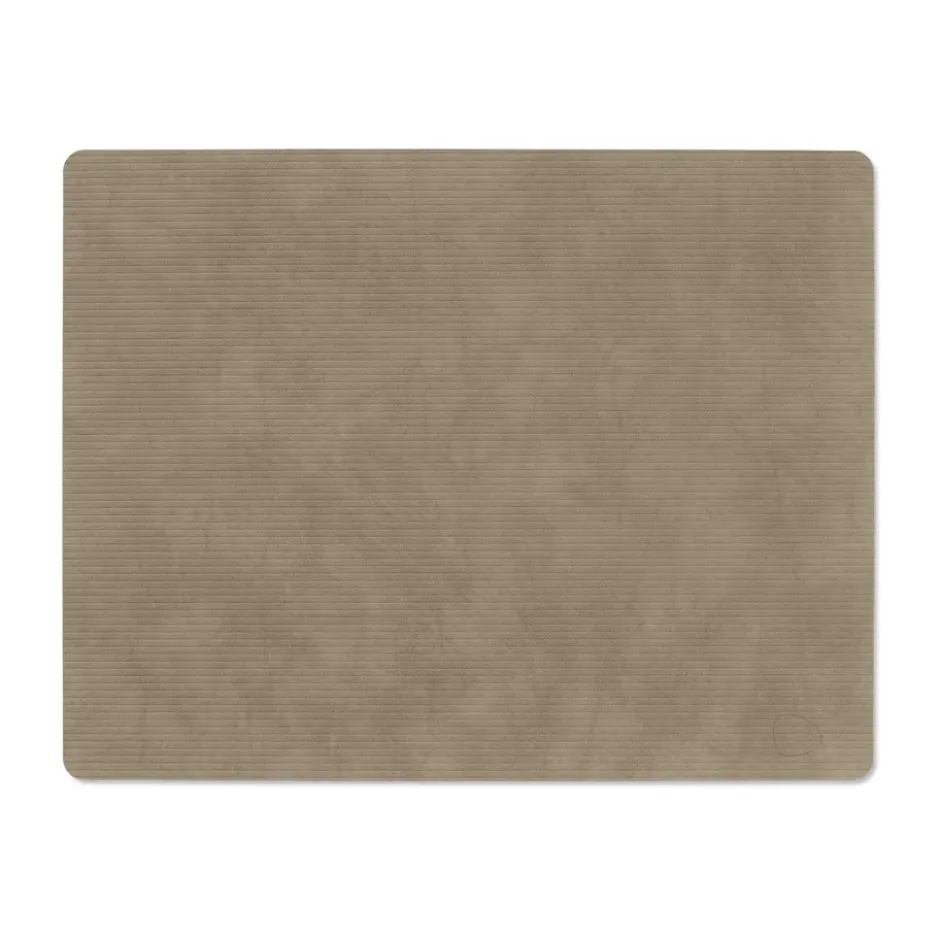 Corduroy bordstablett square L, Nomad Grey