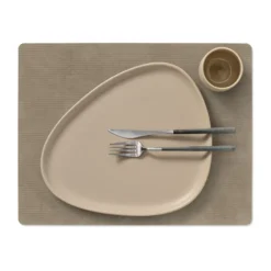 Corduroy bordstablett square L, Nomad Grey