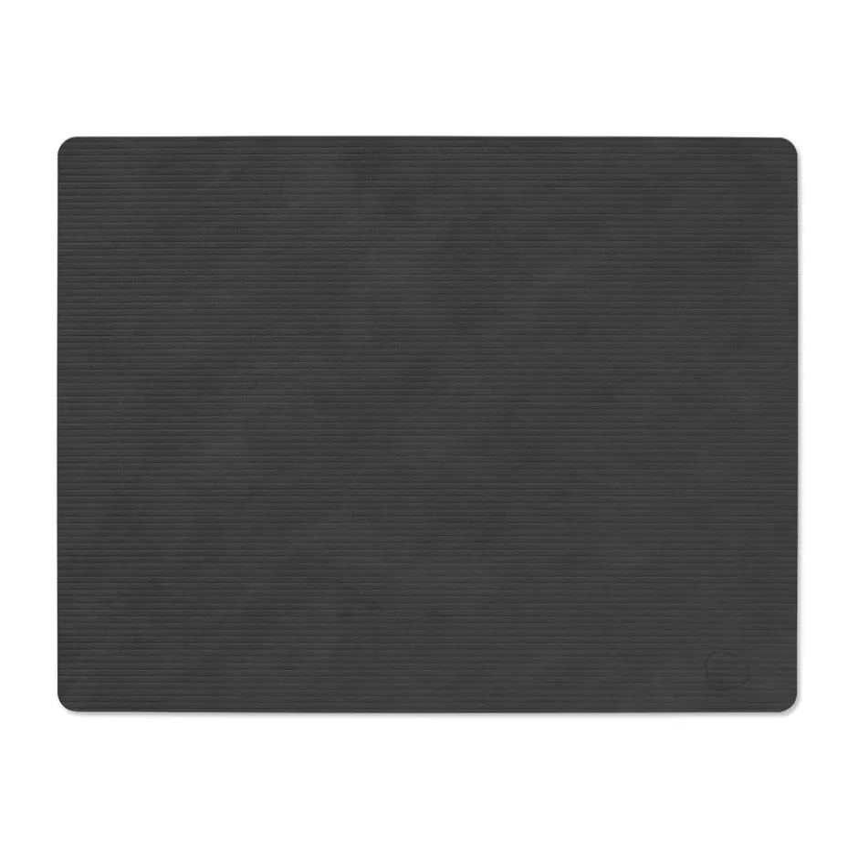 Corduroy bordstablett square L, Black