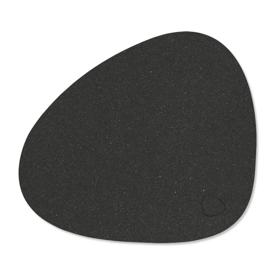 Core bordstablett curve S, Flecked anthracite