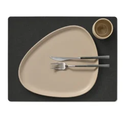 Core bordstablett square L, Flecked anthracite