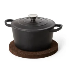 Cork grytunderlägg smoked, Ø25 cm