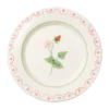 Cottage flower Wild Strawberry salladstallrik, Red, 22 cm