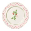 Cottage flower Wild Strawberry tallrik, Red, 28 cm