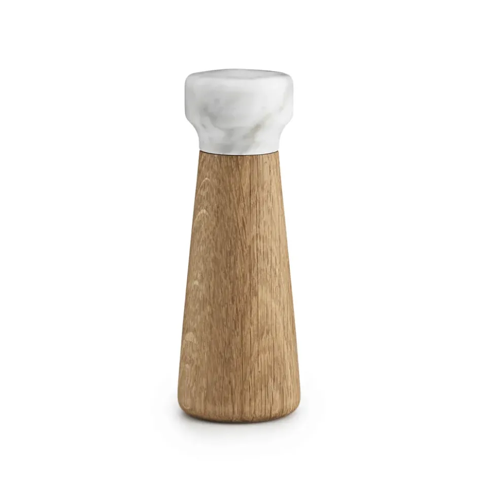 Craft saltkvarn ek-vit marmor, liten