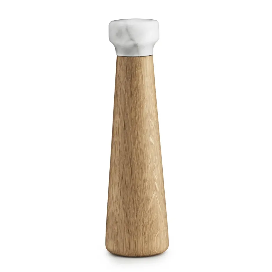 Craft saltkvarn ek-vit marmor, stor