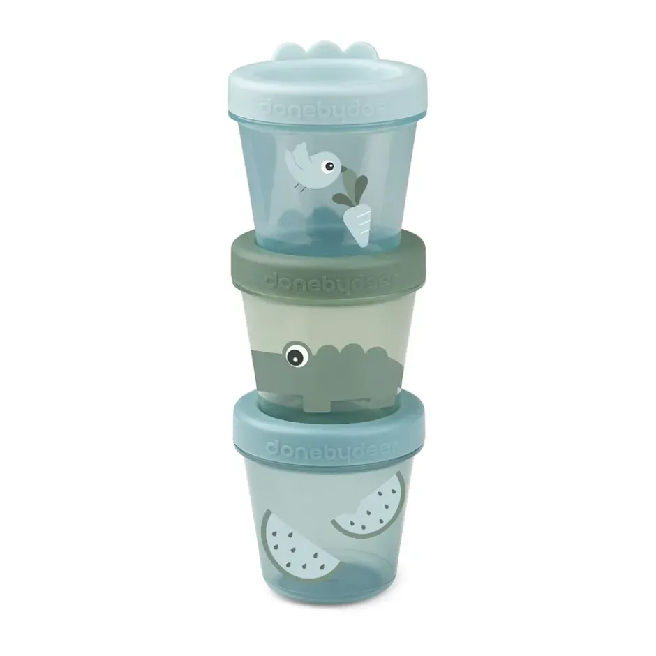 Croco matlåda 3-pack, Green
