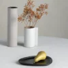 Curve Stoneware assiett 19x22 cm, Black