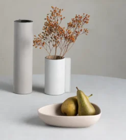 Curve Stoneware djup tallrik 19x22 cm, Sand